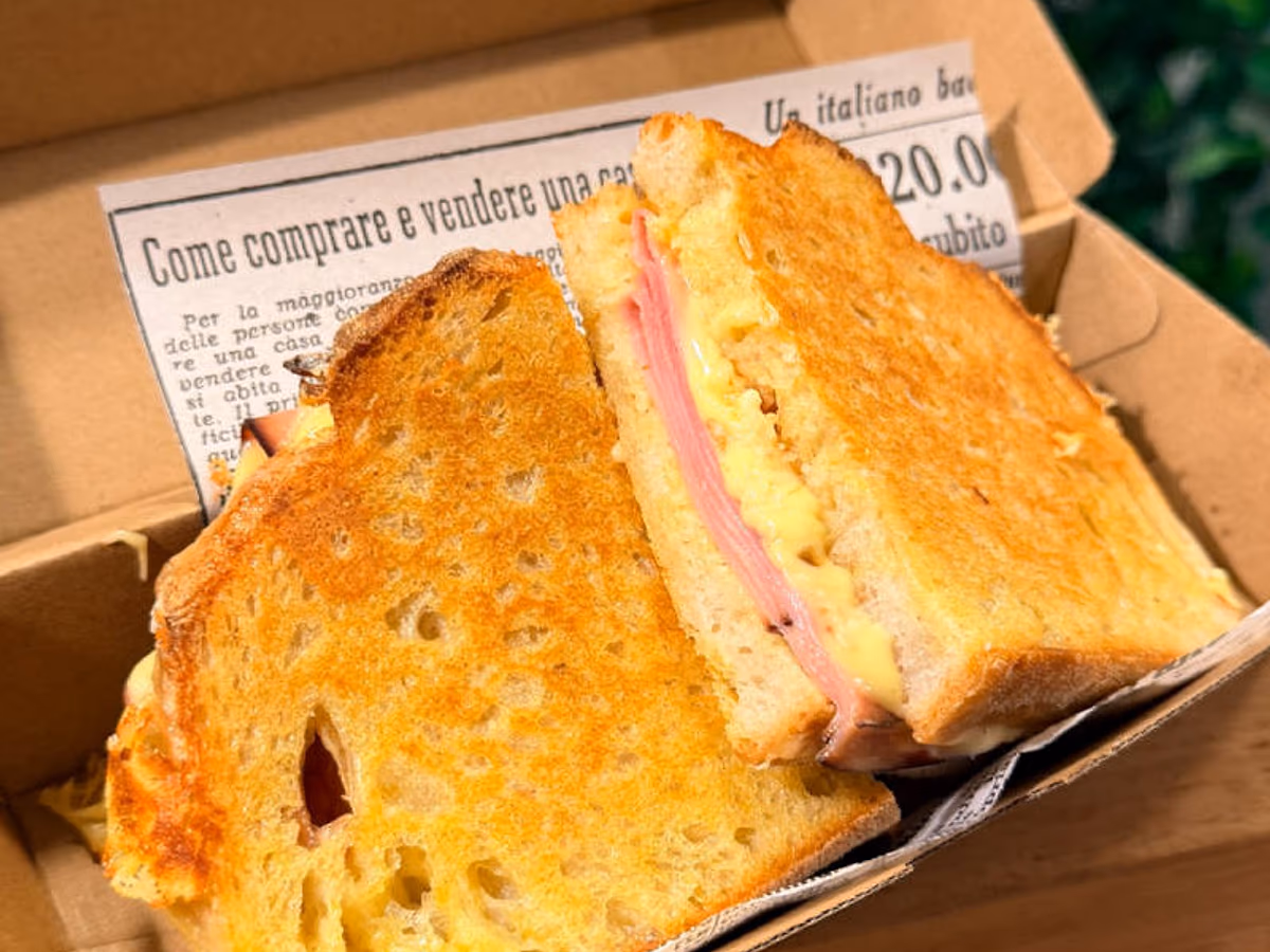 Ham, Cheese & Tomato Toastie - Brunch at The Acai Affect